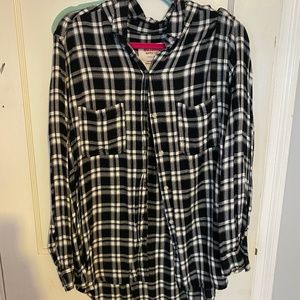 Black and White flannel